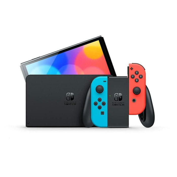 Nintendo Switch OLED Model Neon Red/ Neon Blue, Black EU