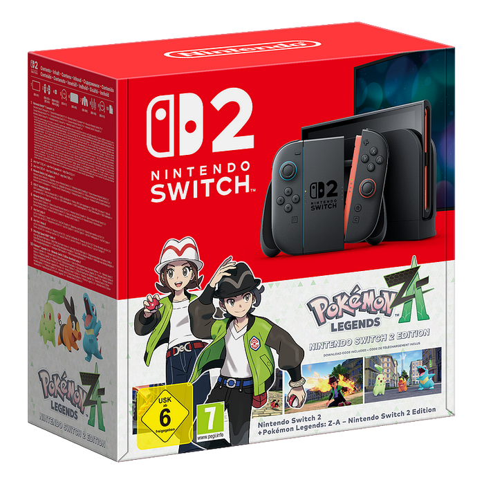 Console Nintendo Switch 2 Black + Game Pokemon Legends ZA