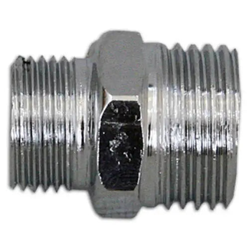 NIPPLE REDUCTION 1/2 X 3/8 CHROME AQUASTO - ВИК тръби и фитинги<<<Отопление Охлаждане и Вик<<<Praktiker&&&ВИК тръби и