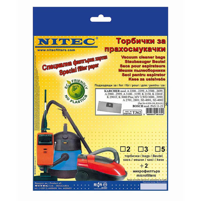 NITEC Vacuum Bags WD3 - Компресори и други големи машини<<<ZoraSite