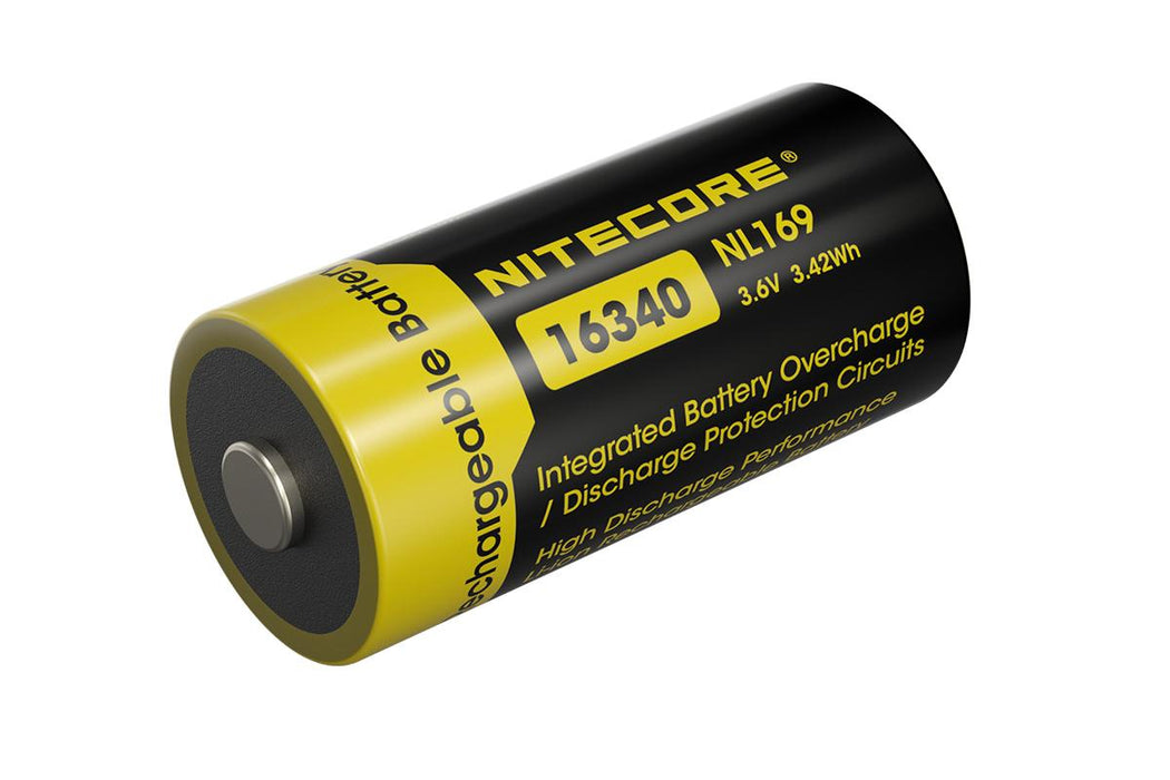 Battery CR-123 LiIon 3.7V 16340 950mAh NITECORE