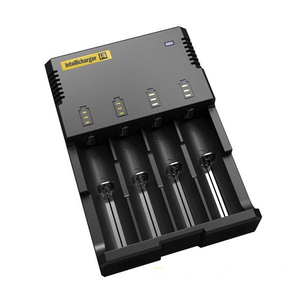 NITECORE i4 Universal Charger, LiIon & NIMH, 18650, CR123; AA, AAA, C, D