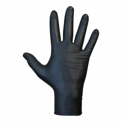 Nitrile gloves JUBA Agility Grip Black Powder-free 50 Units - Почистване Прахосмукачки И Гладене<<<Дом