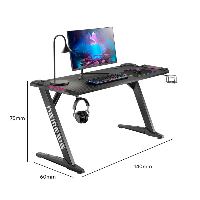 Nemesis Pro Led gaming desk