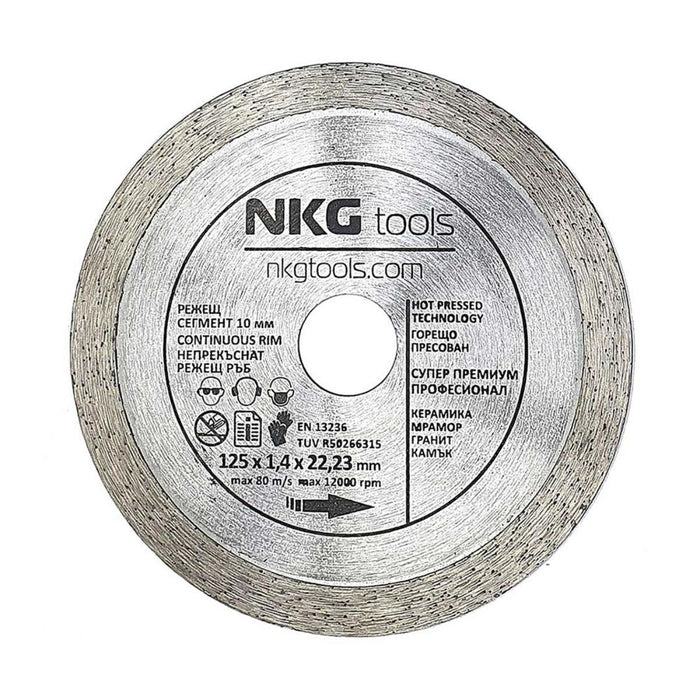 DIAMOND DISC Φ125MM EDGE NKG TOOLS
