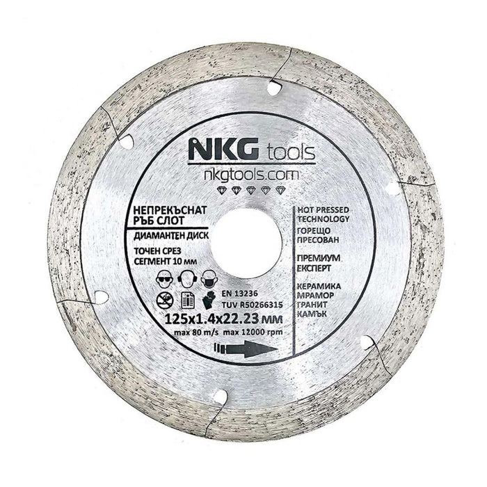 DIAMOND DISC Ф125MM SLOT NKG TOOLS