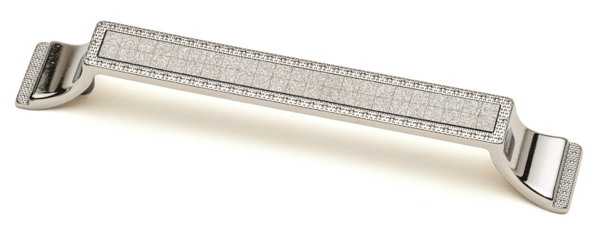 FURNITURE HANDLE 128MM CARVAN SATIN