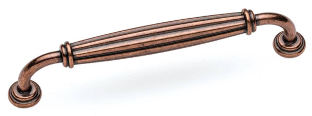 FURNITURE HANDLE 128MM COPPER CUT