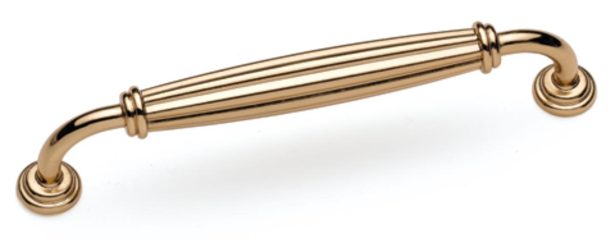 FURNITURE HANDLE 128MM GOLD PLATED