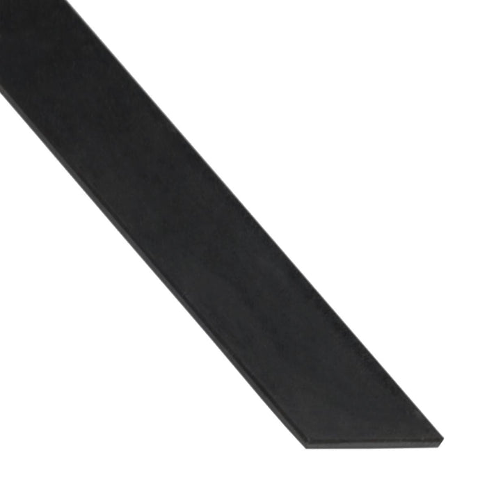 ALUMINUM STRAIGHT PROFILE 15X2MM/1M BLACK