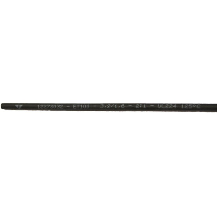 HEAT SHRINKABLE HOSE 3.2/1.6 1M BLACK