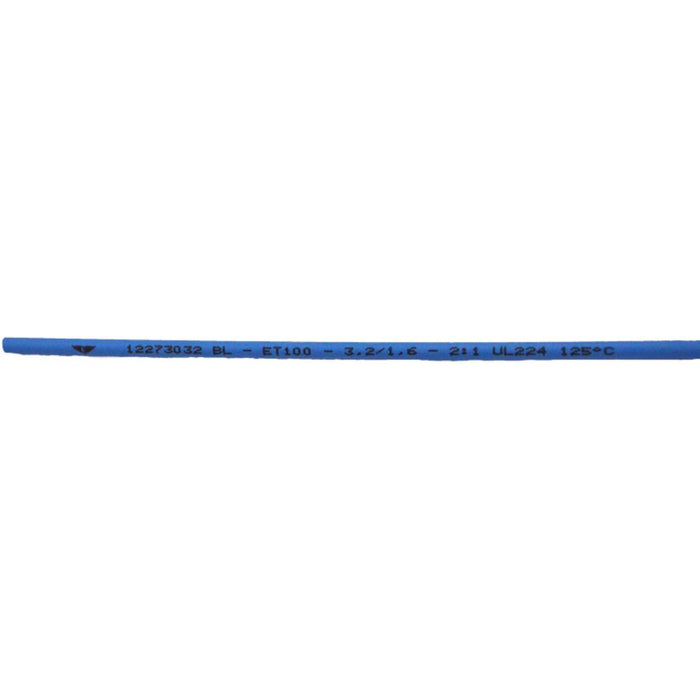 HEAT SHRINKABLE HOSE 3.2/1.6 1M BLUE