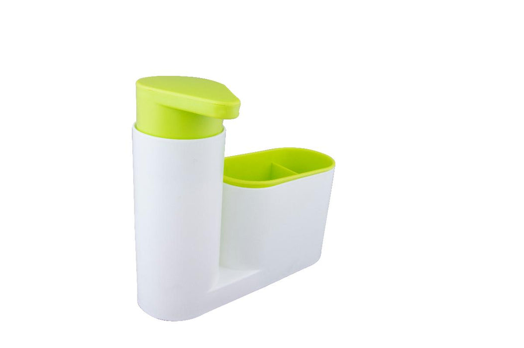 SOAP DISPENSER WITH SPONGE HOLDER