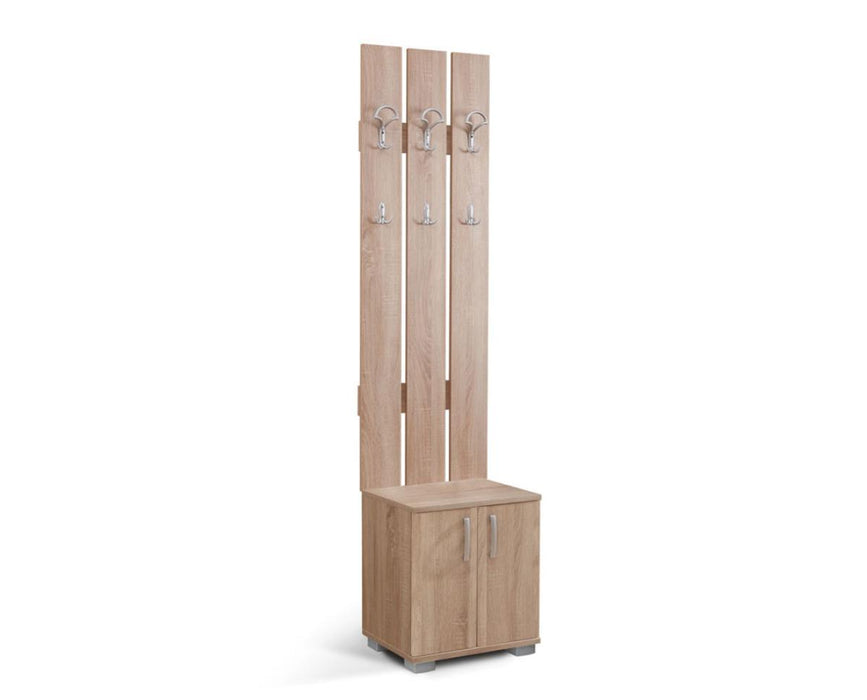 CABINET AND PANEL WITH NICE LOCKING SONOMA OAK