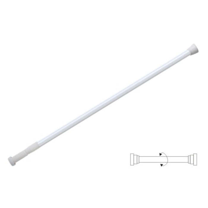 TELESCOPIC SHOWER CURTAIN RAIL 70-120