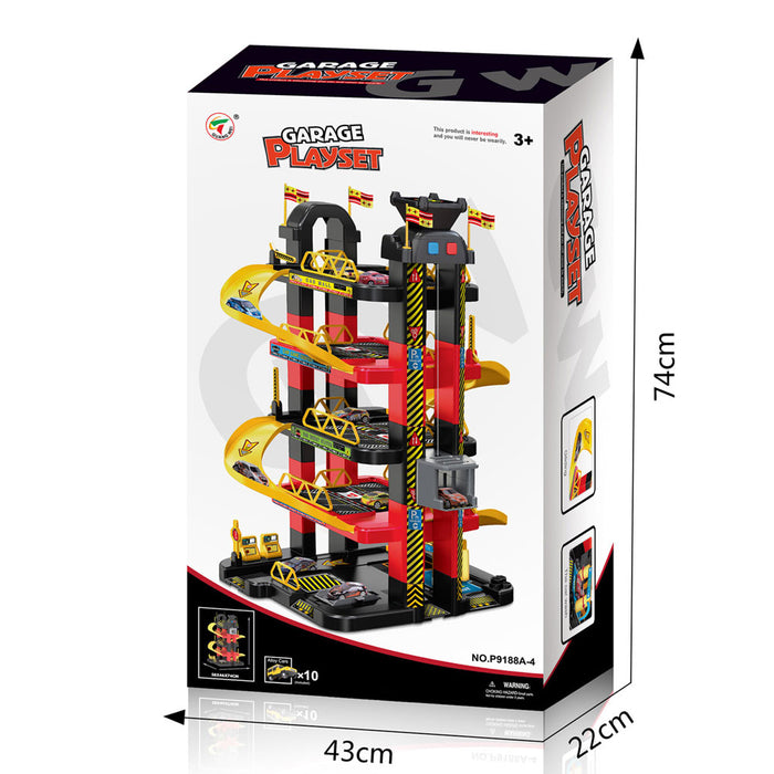 Garage Playset Parking garage 5 levels with elevator