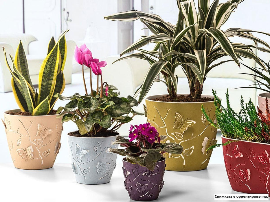3D BUTTERFLIES FLOWER POT 18 CM
