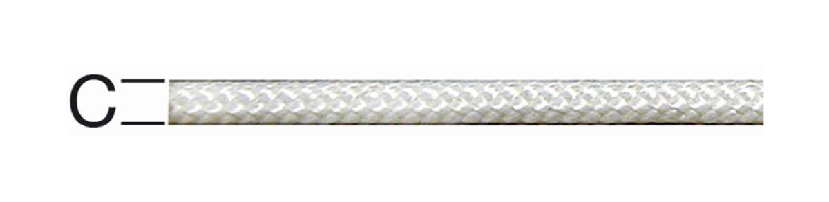 ROPE POLYESTER WHITE 2.8MM