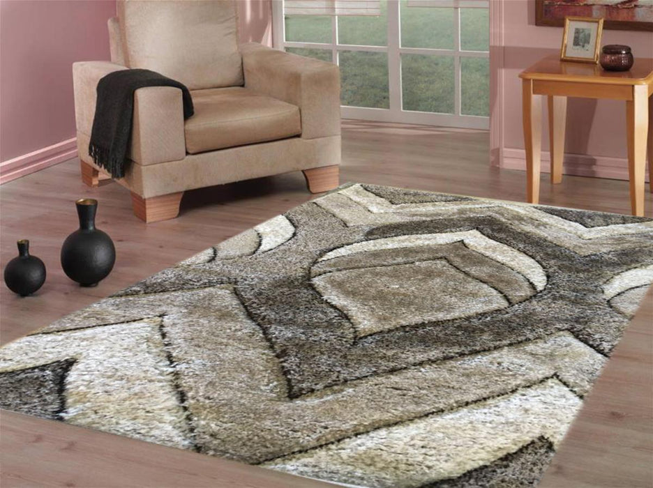 SHAGI CARVING CARPET 200X290 CM BEIGE