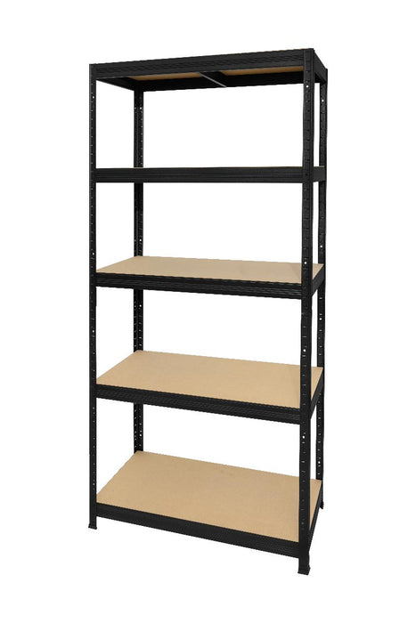 METAL RACK 180X90X45CM 5X265KG BLACK