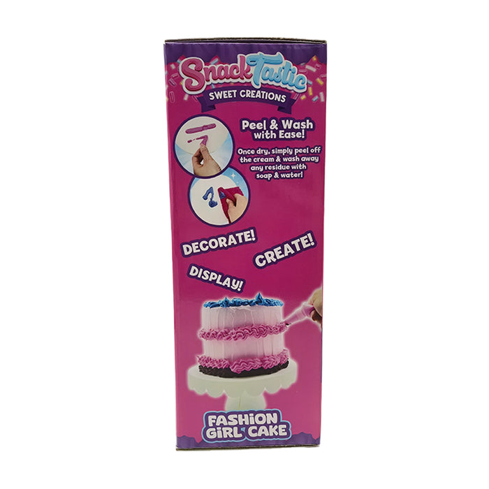 Felyx Toys Snack Tastic Creative Set - Decorative Treats, Fashion Girl Cake