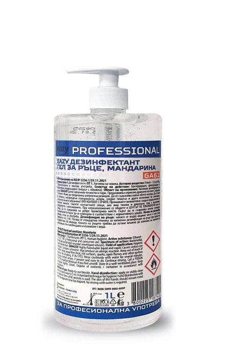 HAND DISINFECTION GEL MANDARIN 1L