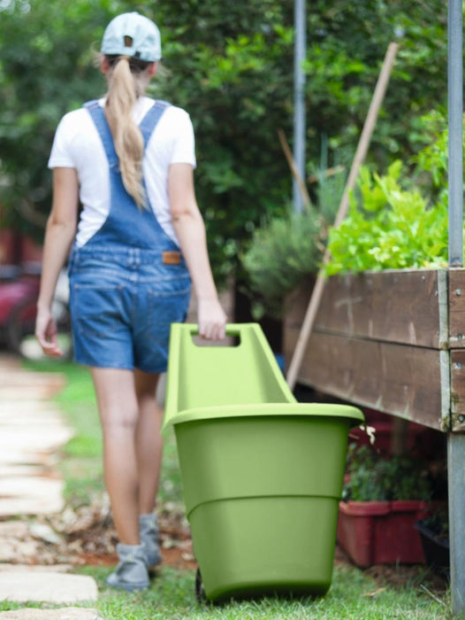 GARDEN TROLLEY 50L GREEN