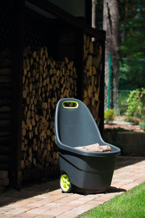 GARDEN TROLLEY 62L GREEN