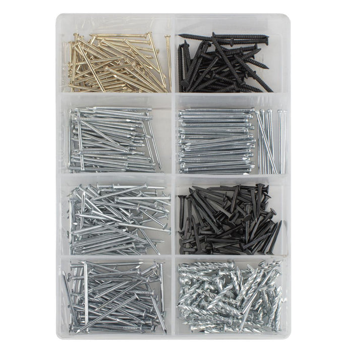 GALVANIZED NAILS SET 400 PCS DIFFERENT SIZES NEXTOOL