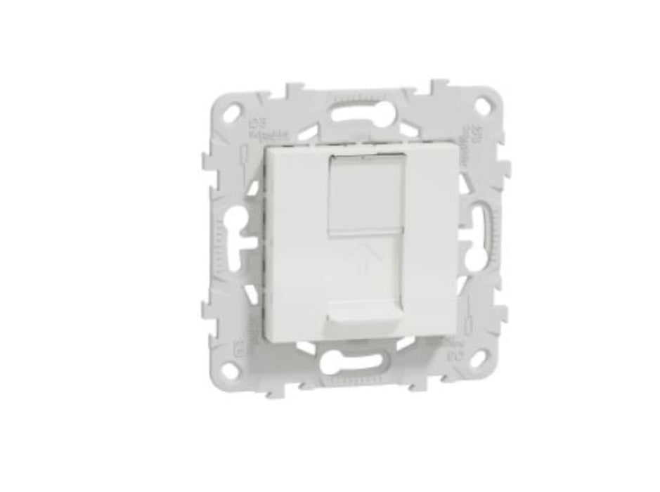 SOCKET RJ45 2 MODULE WHITE SCHNEIDER UNICA (NU541118)