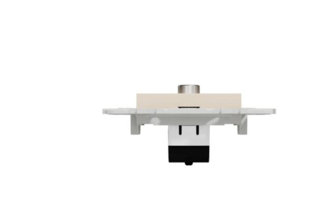 TV OUTLET WITH MOUNTING FRAME 2 MODULE IVORY SCHNEIDER UNICA (NU546244)