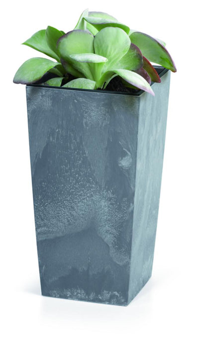 URBI SQUARE POT, CONCRETE EFFECT 40CM GRAY