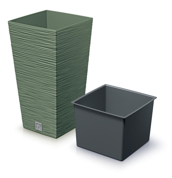 FURU SQUARE POT 26.5CM GREEN