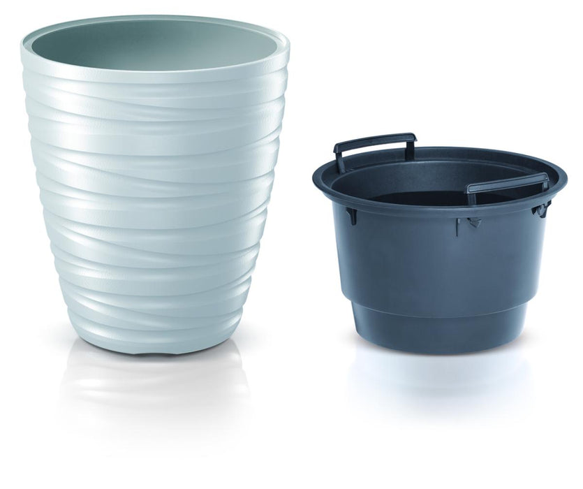 MAZE POT 30CM WHITE