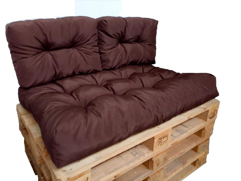 BROWN EUROPALLET CUSHION SET
