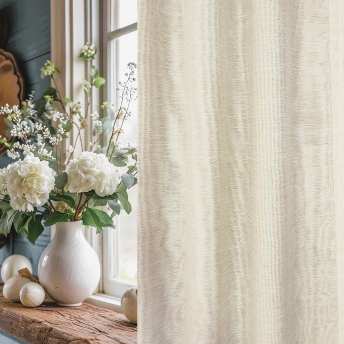 CURTAIN SEMI-TRANSPARENT 300CM CREAM