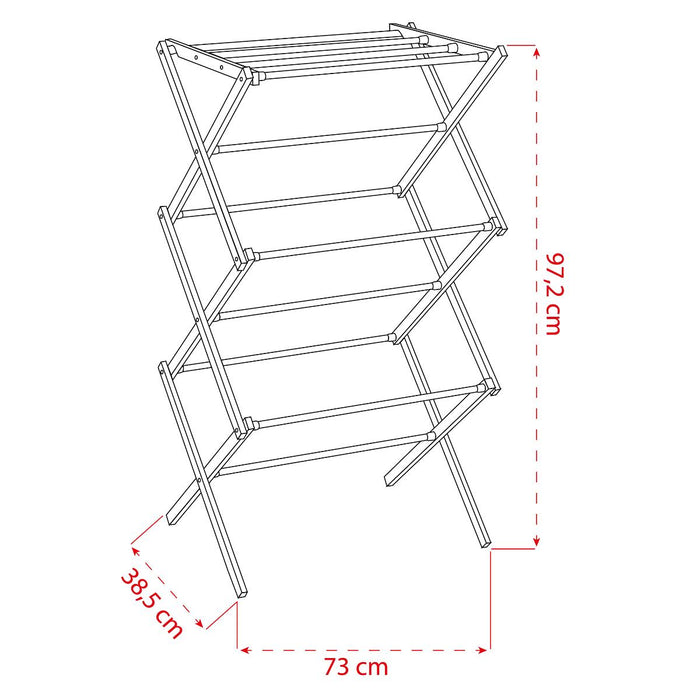 FOLDING WOODEN DRYER - AURORA
