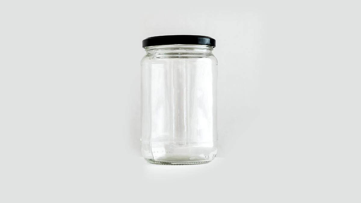 JAR 720 ML WITH CAP F82 4 PCS OBERON