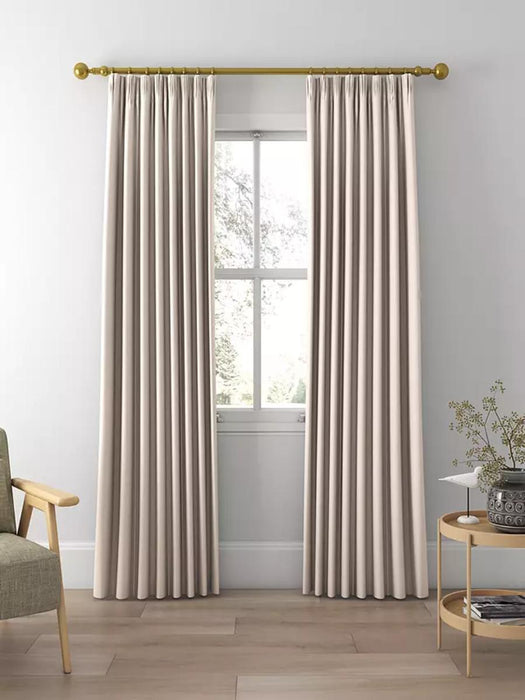 BLACKOUT CURTAIN ASH WITH ROSE 280CM