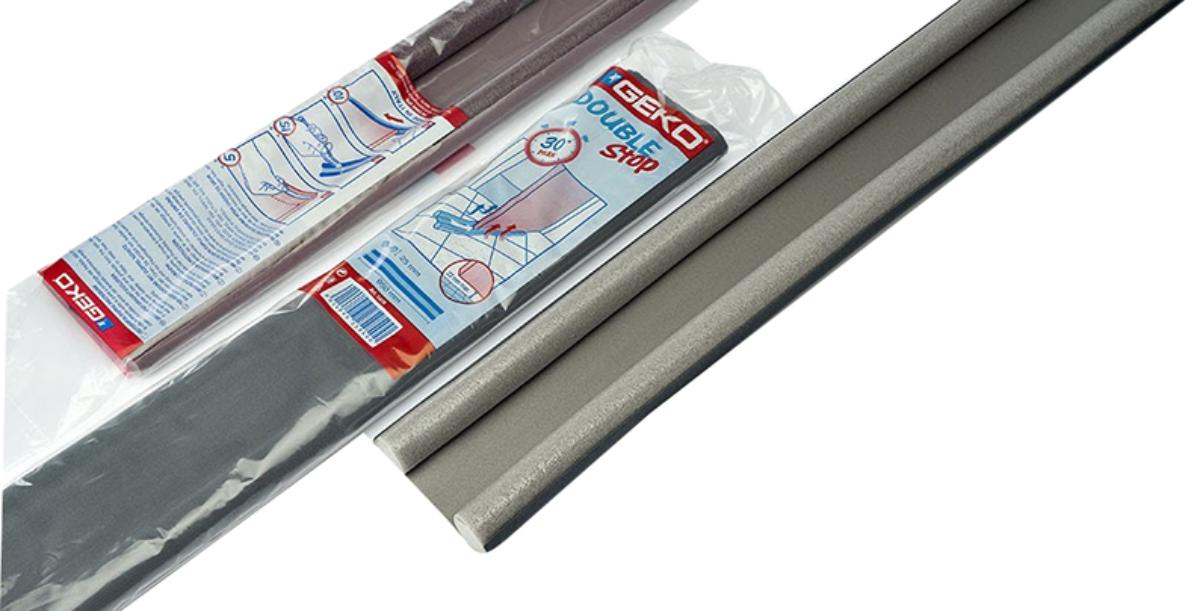 DOUBLE SIDED SEALER 95CM FOR UNDER THE DOOR DARK GRAY GEKO 1470