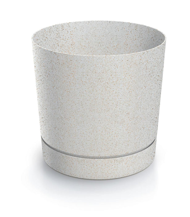 POT TUBO P ECO WOOD 20CM WHITE
