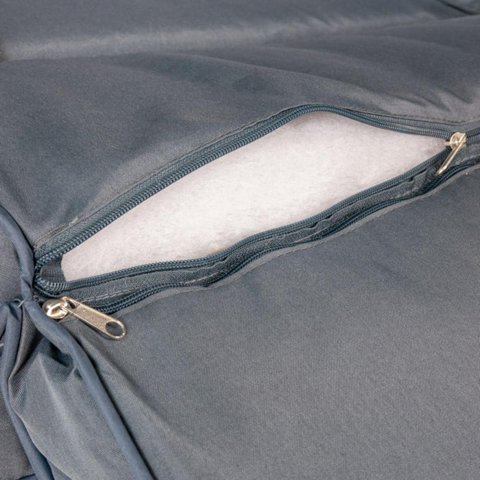 INES BENCH CROSSING WITH MOSQUITO NET ANTHRACITE