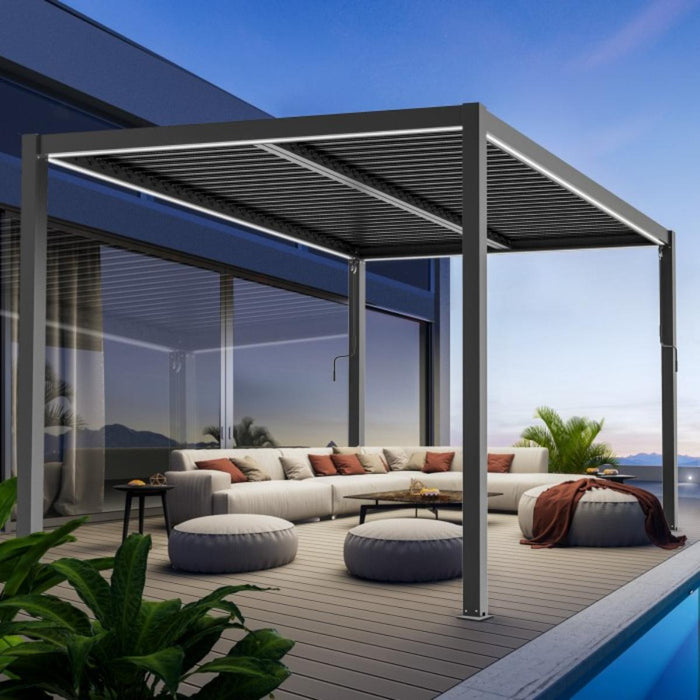 PERGOLA 3 X 4M LUXE ANTHRACITE