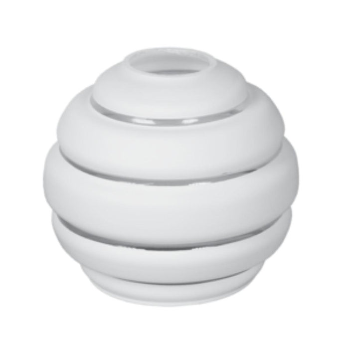 CHANDELIER GLASS E27 F140 WHITE MAT