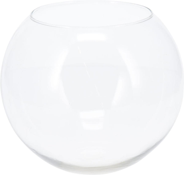 GLASS VASE 20X16CM
