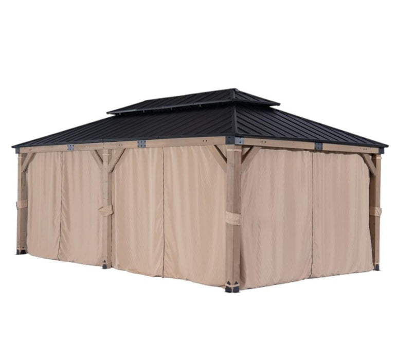 TENT 3.6 X 6M CEDAR DOUBLE ROOF MESH