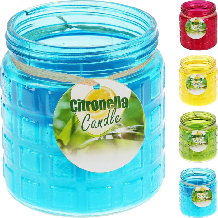 CITRONELLA CANDLE IN A GLASS 11.5X12CM