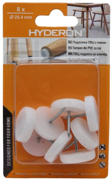WASHER PVC NAIL PVP-25 25.4*6.0 8 PCS