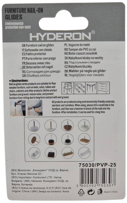 WASHER PVC NAIL PVP-25 25.4*6.0 8 PCS