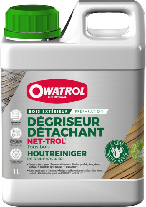 CLEANING AND MAINTAINING ON WOOD NET-TROL 1L